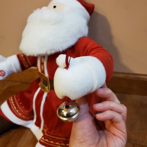 Polar Express Jolly Santa Talking Holiday Plush WORKS - Picture 2 of 11